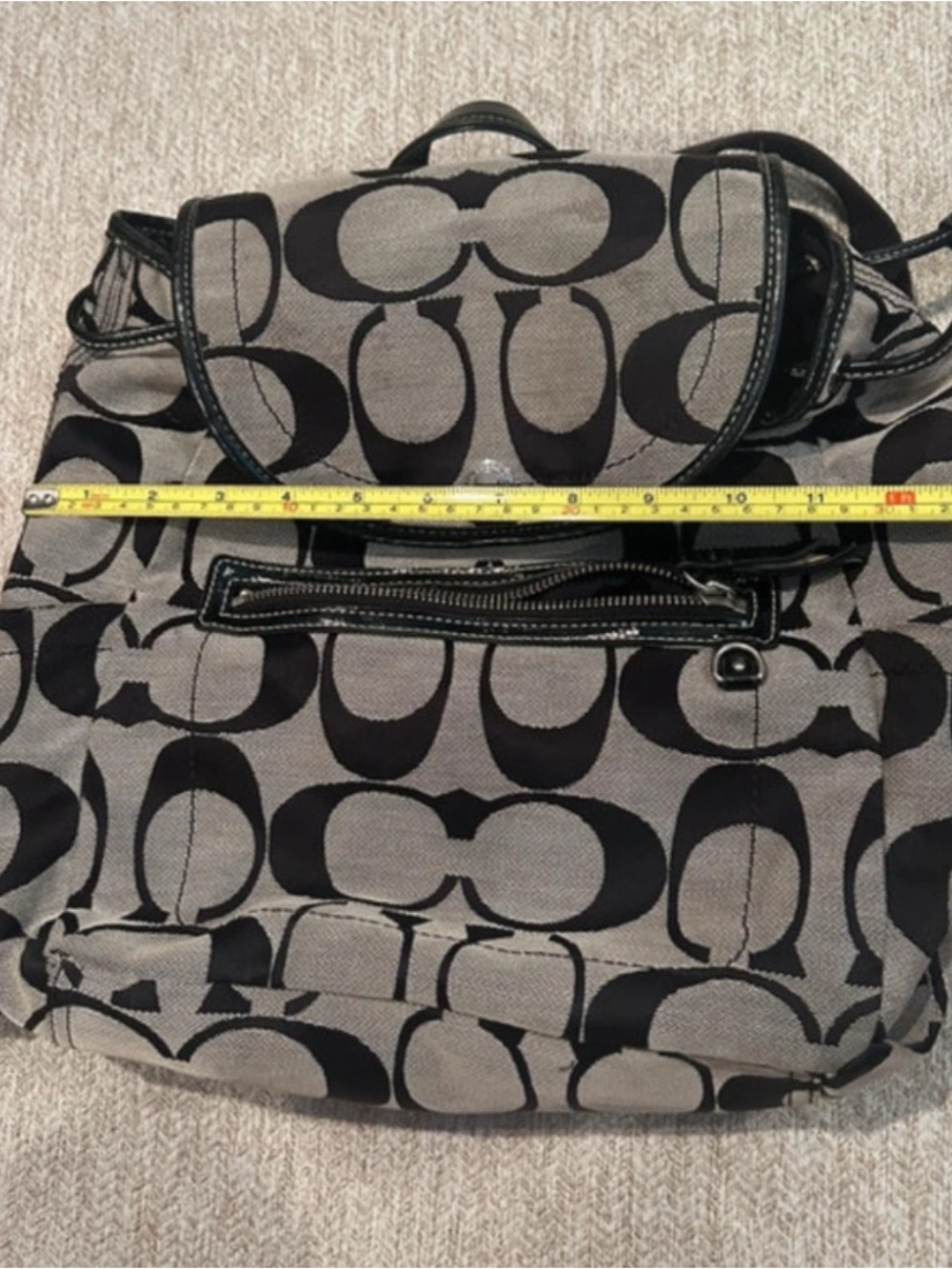 Coach Signature Backpack - Picture 12 of 13